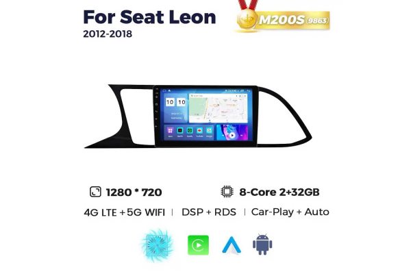 Штатна магнітола для Seat Leon 12-18 Resonance M200 HD
