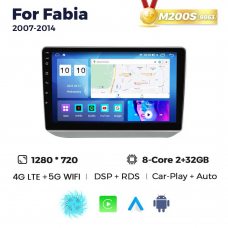 Штатная магнитола для Skoda Fabia 07-14 Resonance M200 HD