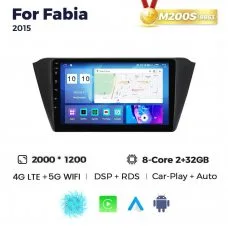 Штатна магнітола для Skoda Fabia 15-19 Resonance M200 2K
