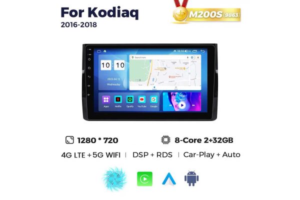 Штатная магнитола для Skoda Kodiaq 16-21 Resonance M200 HD