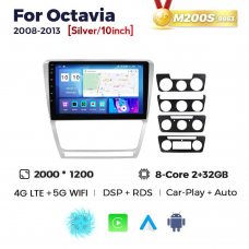 Штатная магнитола для Skoda Octavia 08-13 Resonance M200 2K