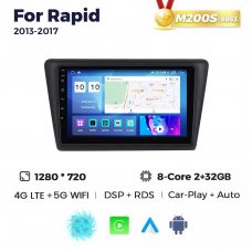 Штатная магнитола для Skoda Rapid 12-17 Resonance M200 HD