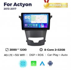 Штатна магнітола для SsangYong Actyon 13-18 Resonance M200 2K
