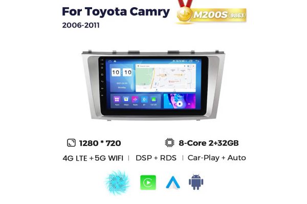 Штатная магнитола для Toyota Camry (XV40) Resonance M200 HD