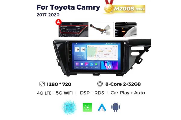 Штатна магнітола для Toyota Camry (XV70) Resonance M200 HD