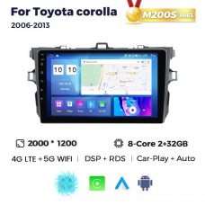 Штатная магнитола для Toyota Corolla 06-13 Resonance M200 2K
