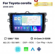 Штатная магнитола для Toyota Corolla 06-13 Resonance M200 HD