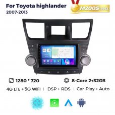 Штатная магнитола для Toyota Highlander 07-13 Resonance M200 HD