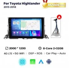 Штатная магнитола для Toyota Highlander 13-18 Resonance M200 2K