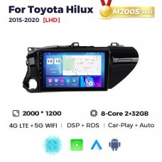 Штатная магнитола для Toyota Hilux 15-22 Resonance M200 2K