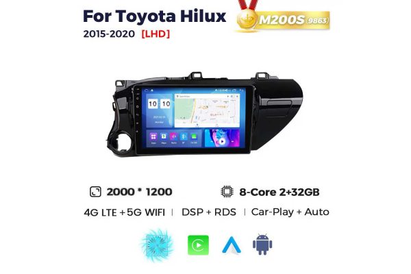Штатна магнітола для Toyota Hilux 15-22 Resonance M200 2K