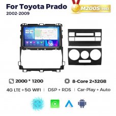 Штатная магнитола для Toyota Land Cruiser Prado (J120) Resonance M200 2K