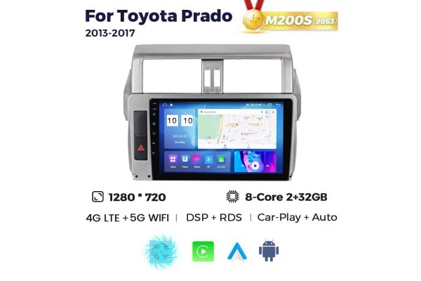 Штатная магнитола для Toyota Land Cruiser Prado (J150) 13-17 Resonance M200 HD