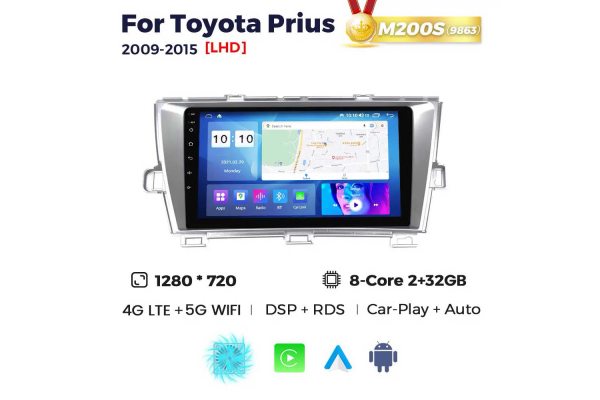 Штатна магнітола для Toyota Prius 09-15 Resonance M200 HD