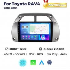 Штатная магнитола для Toyota RAV4 01-06 Resonance M200 2K