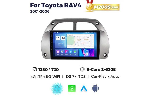Штатная магнитола для Toyota RAV4 01-06 Resonance M200 HD