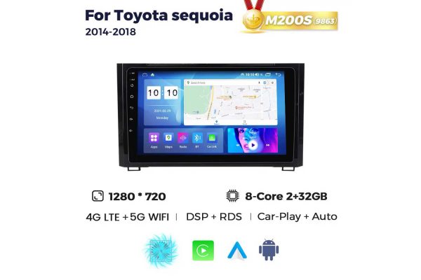 Штатная магнитола для Toyota Tundra, Sequoia 14-18 Resonance M200 HD