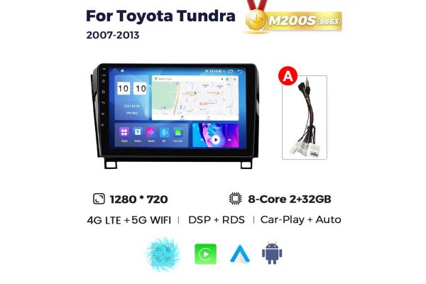 Штатна магнітола для Toyota Tundra, Sequoia 07-13 Resonance M200 HD