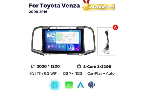 Штатная магнитола для Toyota Venza 08-16 Resonance M200 2K