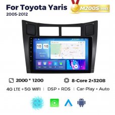 Штатная магнитола для Toyota Yaris 05-12 Resonance M200 2K