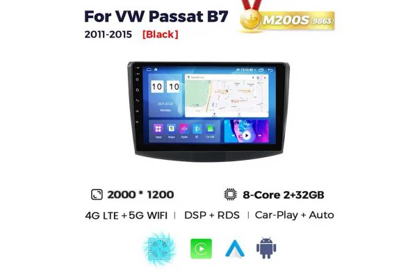 Штатная магнитола для Volkswagen Passat B6, B7, CC Resonance M200 2K