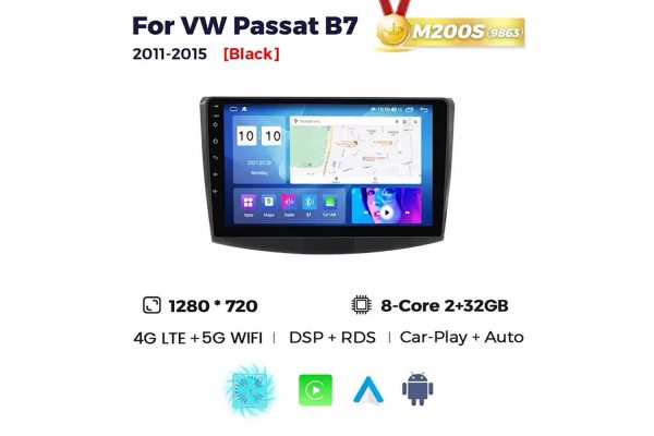Штатна магнітола для Volkswagen Passat B6, B7, CC Resonance M200 HD