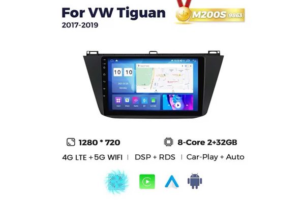Штатна магнітола для Volkswagen Tiguan 17-19 Resonance M200 HD