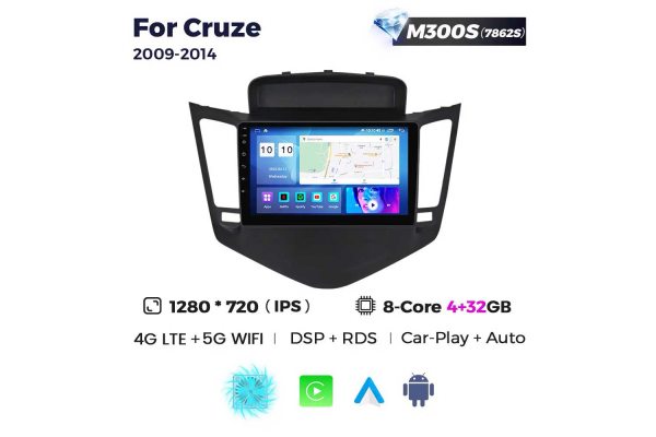 Штатная магнитола для Chevrolet Cruze 09-14 Resonance M300 HD