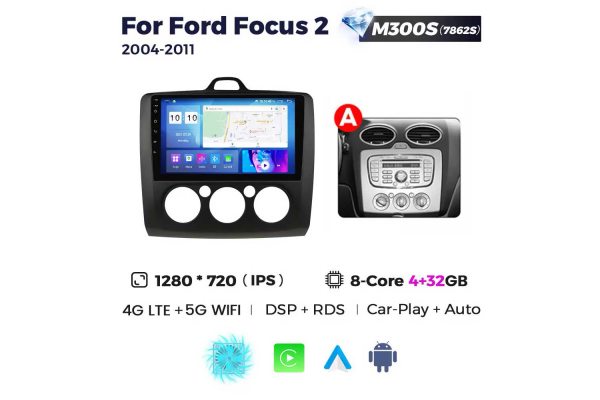 Штатна магнітола для Ford Focus 04-11 Resonance M300 2K