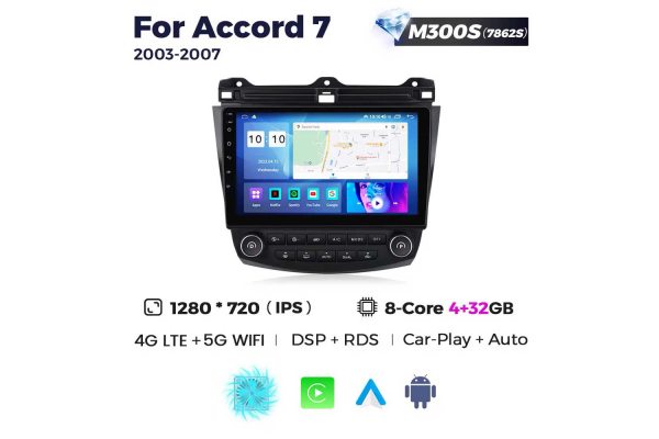 Штатна магнітола для Honda Аccord 03-08 Resonance M300 HD