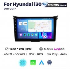 Штатная магнитола для Hyundai i30 11-17 Resonance M300 2K