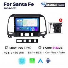 Штатная магнитола для Hyundai Santa Fe 06-12 Resonance M300 HD