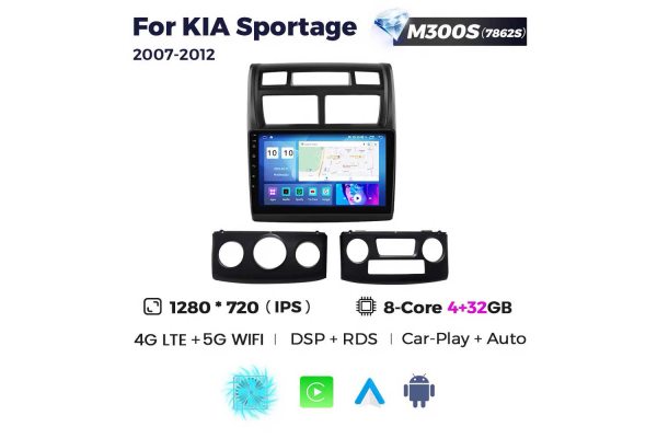 Штатна магнітола для Kia Sportage 07-10 Resonance M300 HD
