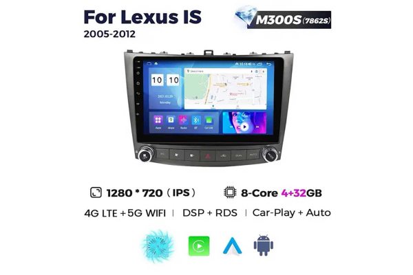 Штатна магнітола для Lexus IS 05-12 Resonance M300 2K