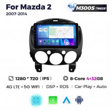 Штатная магнитола для Mazda 2 07-14 Resonance M300 HD