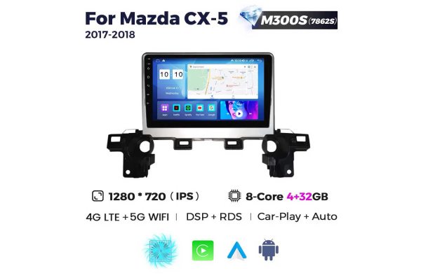 Штатна магнітола для Mazda CX-5 17-18 Resonance M300 2K