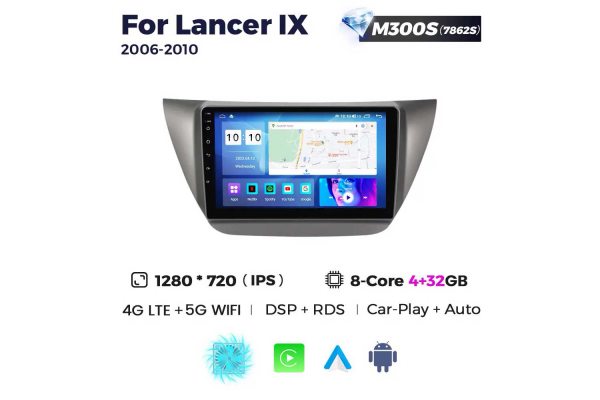 Штатна магнітола для Mitsubishi Lancer 06-10 Resonance M300 HD
