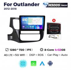 Штатная магнитола для Mitsubishi Outlander 12-18 Resonance M300 HD