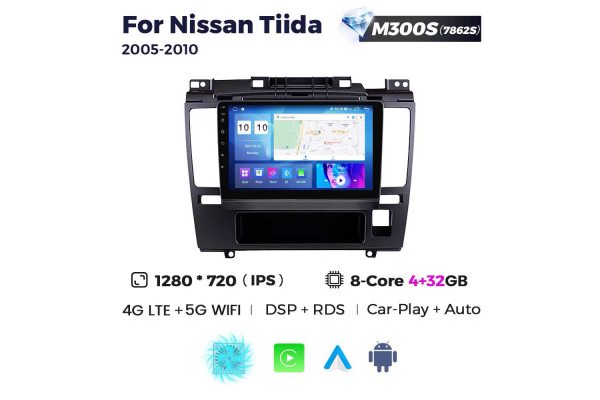 Штатная магнитола для Nissan Tiida 05-10 Resonance M300 2K