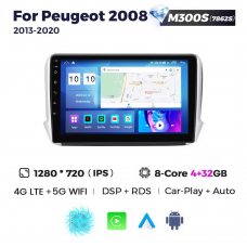 Штатная магнитола для Peugeot 2008 13-19 Resonance M300 2K
