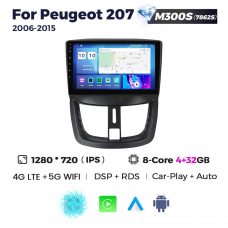 Штатная магнитола для Peugeot 207 06-15 Resonance M300 2K