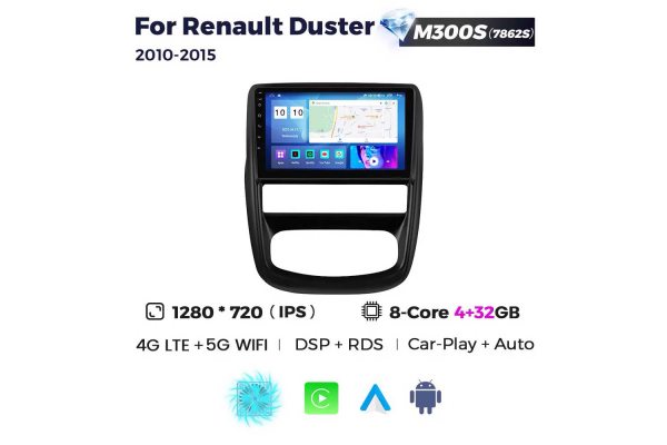Штатная магнитола для Renault Duster 10-15 Resonance M300 HD