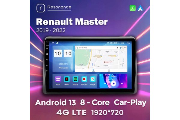 Штатна магнітола для Renault Master 19-24 Resonance M300 HD