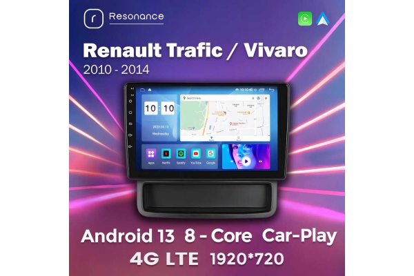 Штатная магнитола для Renault Trafic 10-14 Resonance M300 HD