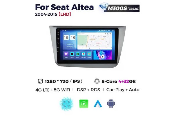 Штатная магнитола для Seat Altea 04-15 Resonance M300 2K