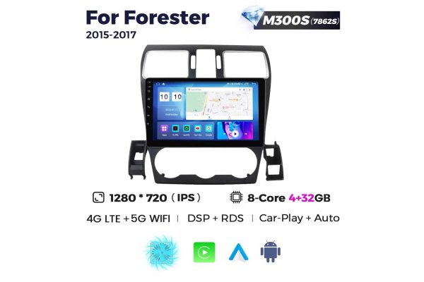 Штатна магнітола для Subaru Forester 15-17 Resonance M300 HD