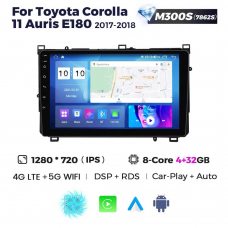 Штатная магнитола для Toyota Auris, Corolla 17-18 Resonance M300 2K