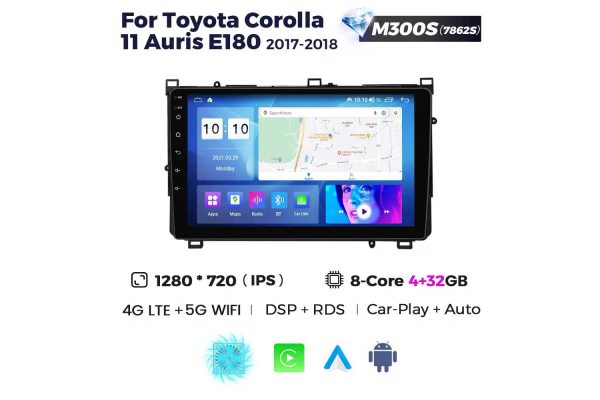 Штатна магнітола для Toyota Auris, Corolla 17-18 Resonance M300 2K