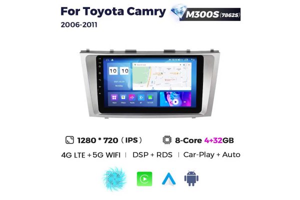 Штатна магнітола для Toyota Camry (XV40) Resonance M300 2K