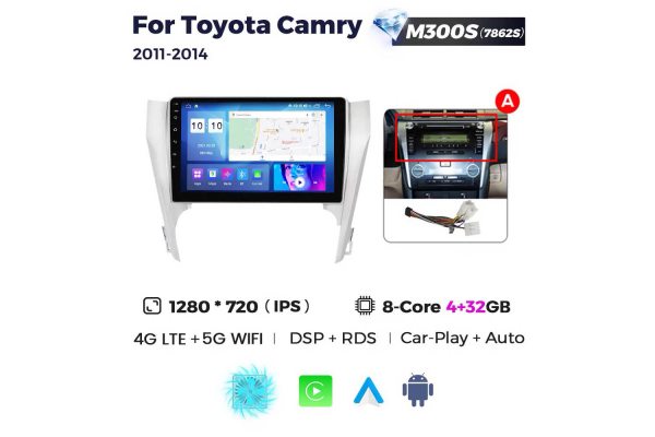 Штатна магнітола для Toyota Camry (XV50) Resonance M300 HD